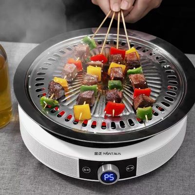 Cuisinière à induction électrique portable à allumage céramique piézoélectrique avec commande tactile
