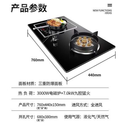 Accueil 2 brûleur Cuisinière à gaz Cuisinière à gaz à brûleur en fer Cuisinière à gaz avec support en fonte et en acier