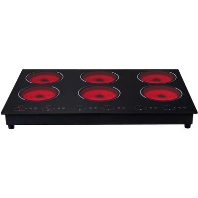Cuisinière à induction électrique en céramique lisse 2200W pour la cuisson à la marmite et au radiateur