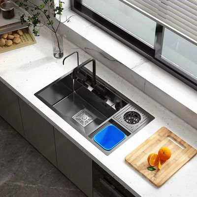 Conception moderne environnementale béton vanité lavabo pour salle de bains d'hôtel