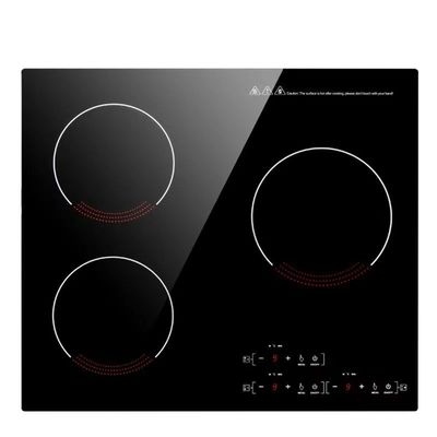 Induction de cuisinière radiante multifonctionnelle avec une puissance de 2200 W et une surface en céramique/verre