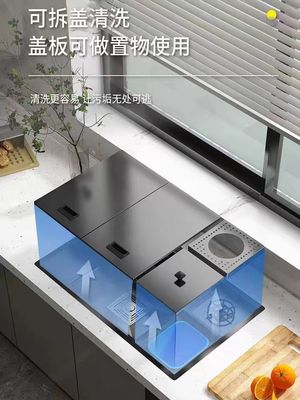Conception moderne environnementale béton vanité lavabo pour salle de bains d'hôtel