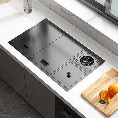 Conception moderne environnementale béton vanité lavabo pour salle de bains d'hôtel