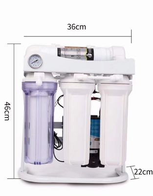 Purificateur d'eau potable électrique pour ménage avec 5 étapes de filtration et réservoir