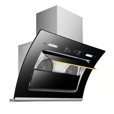 Capuchon à capuchon de l'île à aspiration avec puissance de 200 W et lampe noire montée au plafond