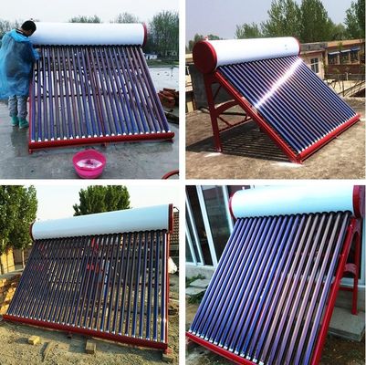 Circulation directe Panneau solaire divisé Résistant à l'humidité 150L 200L 240L 300L Tubes d'évacuation