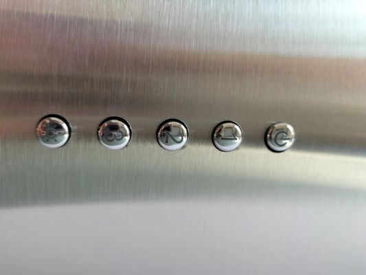Taux d'élimination des fumées de 95% Fume de cuisine Esp Capot d'échappement et cheminée