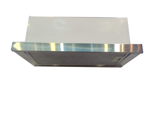 Capuchon de cuisine en acier inoxydable monté sur le mur avec commande gestuelle et éclairage LED