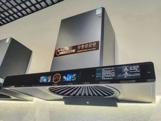 Couvercle de cuisinière en acier inoxydable avec moteur en cuivre et nettoyage automatique