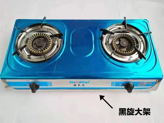 Appareil de cuisson à gaz à la maison Cuisinière Table Cuisinière à gaz Cuisinière à gaz à cuisson à gaz 2 Cuisinière à cuisinière à cuisinière avec buse en laiton