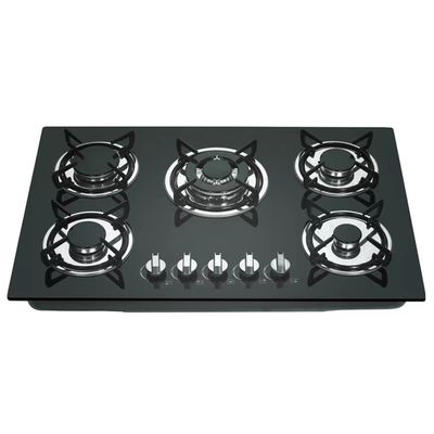 Poêle à cuisson à 5 brûleurs à gaz de type N.G. ou L.P.G.