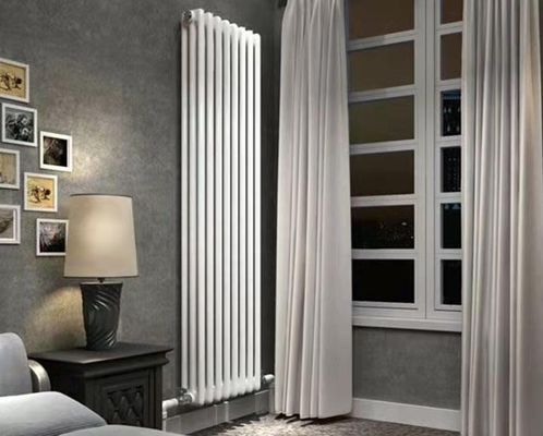 Radiateur en fonte décoratif ancien et luxueux pour le chauffage central de l'eau domestique