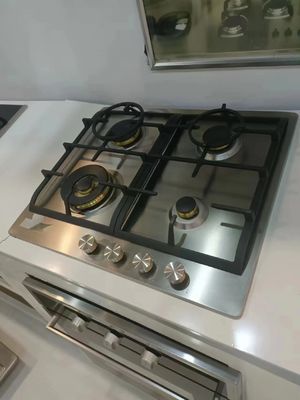 Rings en acier inoxydable 2 brûleur cuisinière à gaz