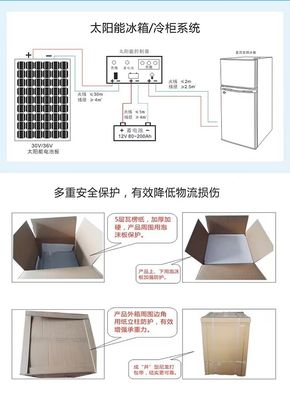 Fabricant de sacs de blocs de glace à refroidissement direct de panneau solaire de 45 W pour une machine de glaçage de 24 heures