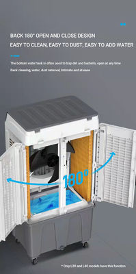 Purificateur d' anions de réservoir d' eau de 40L Refroidisseur d' air extérieur avec un fort débit d' air et un ventilateur de refroidisseur