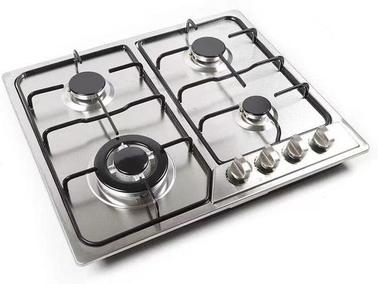 Plateforme de cuisson avec bouton métallique et buse en laiton 4 gaz 1 plaque de cuisson en céramique électrique infrarouge unique