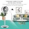 Ventilateur électrique rechargeable à courant continu pliable de 50 W Idéal pour le refroidissement de garage