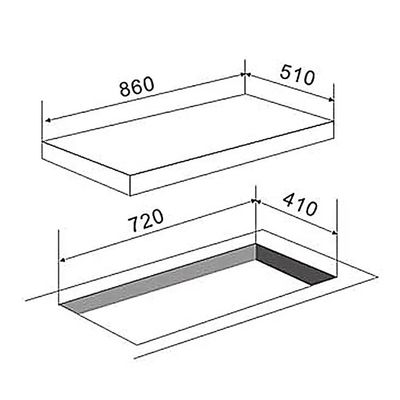 Accueil Commercial Bleu Meilleur poêle à flamme Stand Wok Cuisinière à gaz Cuisinière à double plateau 3 brûleurs