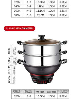 Pâtisserie électrique noire multifonction pour une cuisson pratique