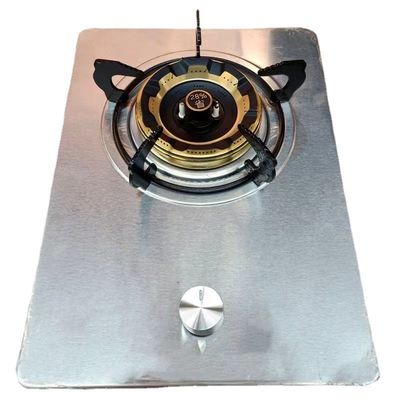 Taille Poêle extérieure Camping Poêle à gaz portable avec un seul brûleur et bouton de commande de gaz