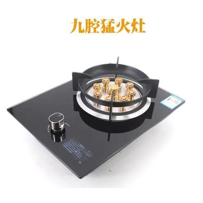 Cuisinière automatique à pompe à gaz à pompe à gaz à pompe à gaz en laiton à piézo-allumage pour appareils de cuisine en acier inoxydable