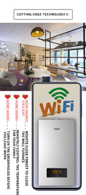 Chaudière à gaz de condensation entièrement pré-mélangée à combi mural pour une économie d'énergie de chauffage rapide