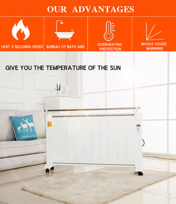 Restez au chaud dans votre jardin chauffe-eau électrique murale de 500W pour économiser de l'énergie en hiver