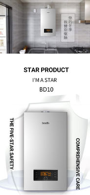 Chaudière à gaz à 220 V montée sur le mur avec protection contre la surchauffe et technologie avancée