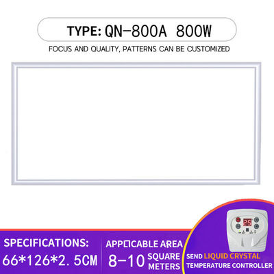 Cristaux de carbone paroi montée infrarouge panneaux électriques chauffants pour une vie chaude et confortable