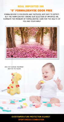 Cristaux de carbone paroi montée infrarouge panneaux électriques chauffants pour une vie chaude et confortable