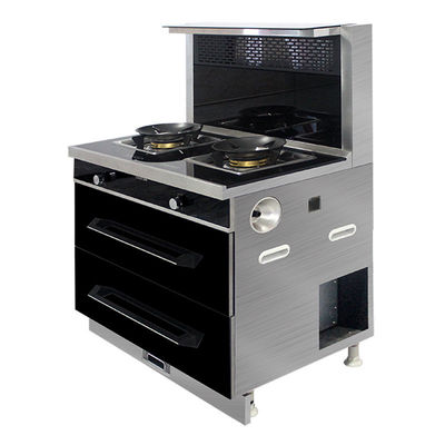 BD-1 acier inoxydable 2 brûleurs Cuisinière à gaz domestique