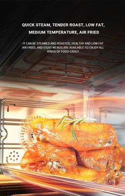 Poêle à gaz à cuisine intégrée avec four à vapeur et cuisson BD-3