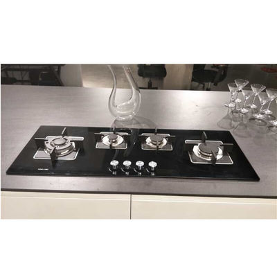 Cuisinière à gaz en acier inoxydable à allumage automatique 4 brûleur pour poêle intégré dans la cuisine
