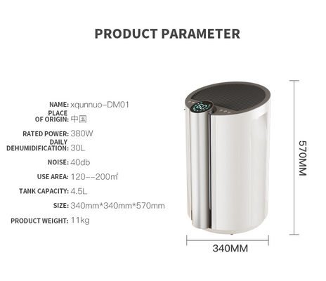 Impression à écran de soie maison absorbeur d'humidité Luftentfeuchter pour toute la maison