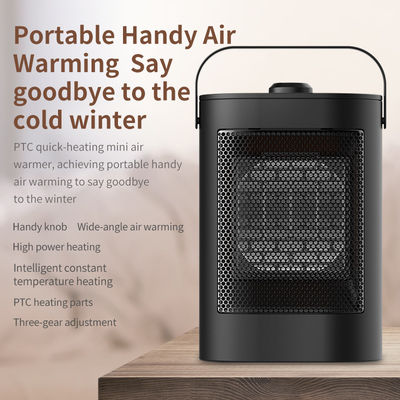 Élément céramique PTC 900W Mini 3S Ventilateur de chauffage électrique à chauffage rapide pour l'hiver froid