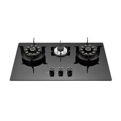 Cuisinière à gaz à Wok à flamme bleue pour l'allumage électronique 220v domestique et commercial