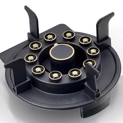 Cuisinière à gaz à Wok à flamme bleue pour l'allumage électronique 220v domestique et commercial