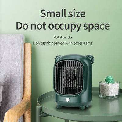 Ventilateur électrique en céramique de 500W PTC Portable Smart Personal Mini Retro Space Heater Avec CE