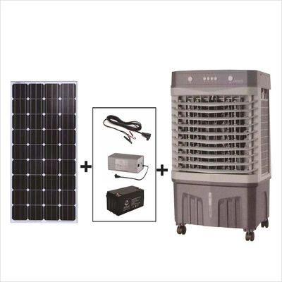Ventilateur solaire portable 12V/24V avec climatisation par évaporation 515*350*915mm