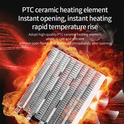Ventilateur électrique en céramique de 500W PTC Portable Smart Personal Mini Retro Space Heater Avec CE