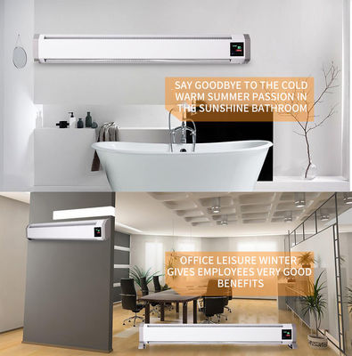 2000W chauffage de panneau de cristal de carbone blanc infrarouge pour le salon RV chauffage de salle de bain