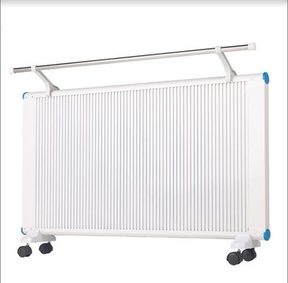 Panneau de chauffage à haute infrarouge en cristal de carbone blanc monté sur le mur avec fonction imperméable