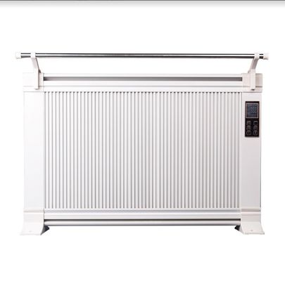 Panneau de chauffage à haute infrarouge en cristal de carbone blanc monté sur le mur avec fonction imperméable