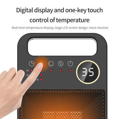 Écran tactile chauffage électrique Ventilateur en céramique PTC portable avec télécommande et installation
