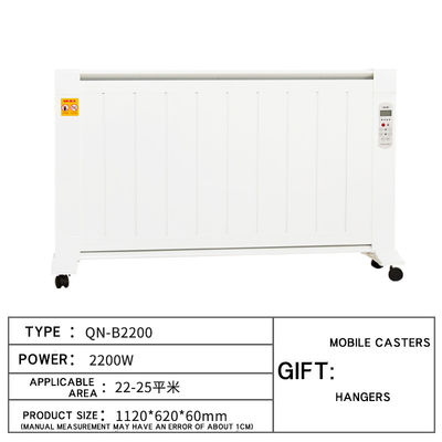 Chauffage intérieur 2400w Chauffage électrique par mur Radiateurs à convection Type NO contrôlé par application