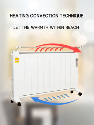 Chauffage intérieur 2400w Chauffage électrique par mur Radiateurs à convection Type NO contrôlé par application