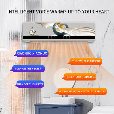 Régulateur thermostatique Chauffage d'air PTC en céramique monté sur le mur pour ménage à faible bruit