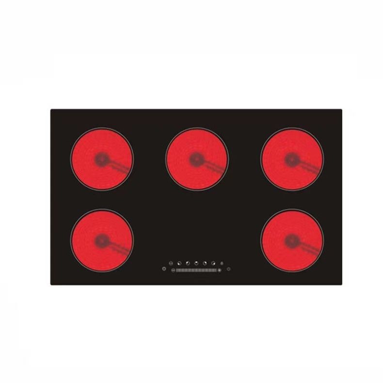 Cuisinière à induction électrique en céramique lisse 2200W pour la cuisson à la marmite et au radiateur