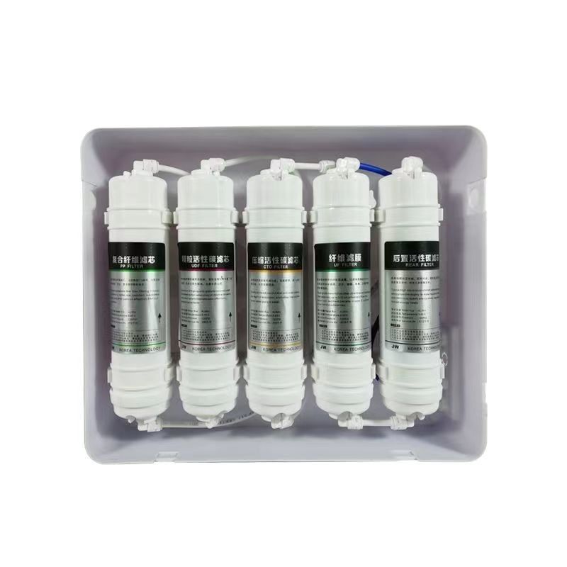Purificateur d'eau par osmose inverse 6 étapes Filtre à eau RO blanc Capacité 75 GPD