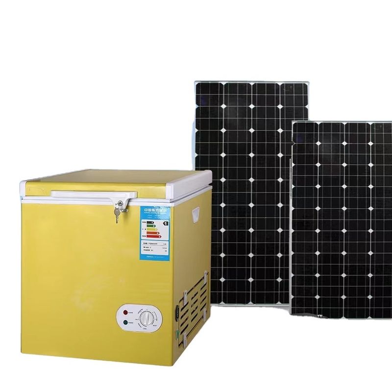 Capacité 90L 12v 220v congélateur à courant continu mini réfrigérateur pour voiture